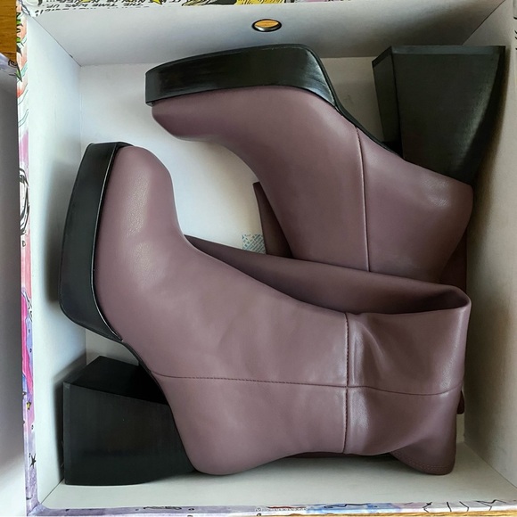 Jeffrey Campbell DAUPHIN Platform Knee-high Heel Boots NEW IN BOX - Violet - Picture 12 of 14
